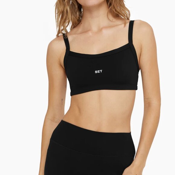 SET Active SportBody Scoop Bra and Leggings Set - Picture 1 of 3